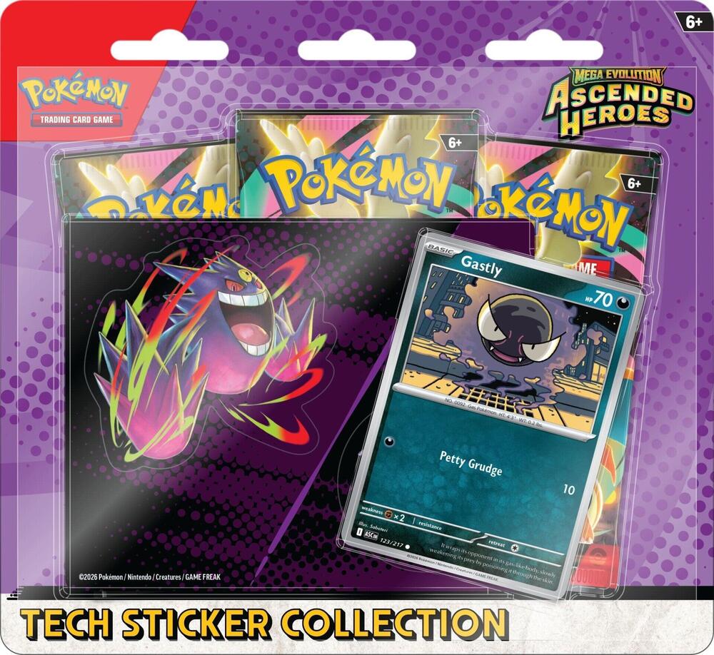Preorder - Pokemon TCG ME2.5 Ascended Heroes Tech Sticker Collection